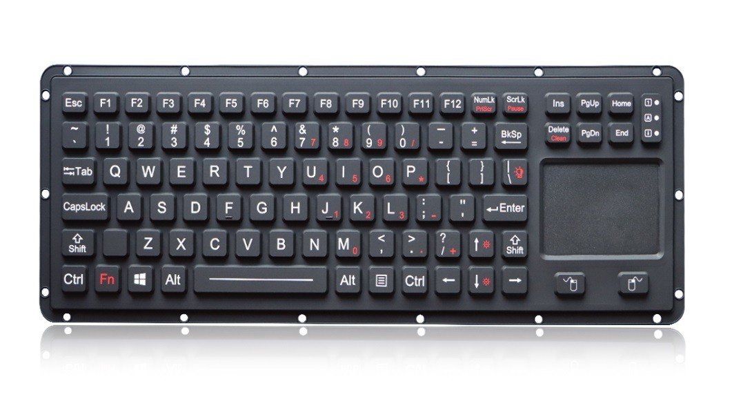Rugged Keyboard K-TEK-M315TP-FN-BL-NV-151B