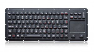 Rugged Keyboard K-TEK-M315TP-FN-BL-NV-151B
