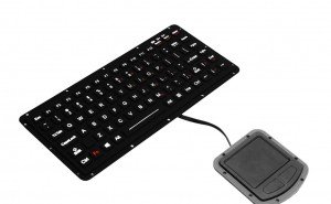 Silicone Rubber Industrial Keyboard K-TEK-M270-FN-MS-BL-NV-151B+M73TP